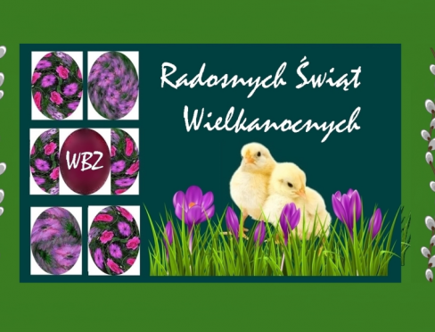 Radosnych Świąt Wielkanocnych - grafika ozdobna