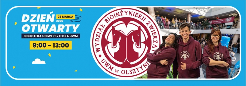 Dzień Otwartych Drzwi UWM 2026 - grafika ozdobna