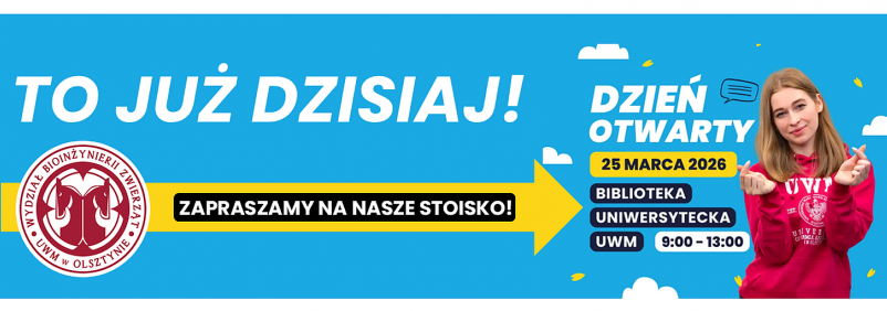 Dzień Otwartych Drzwi UWM 2026 - grafika ozdobna